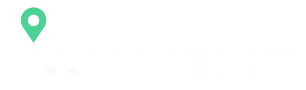 JAX NEMT logo — non-emergency medical transportation in Jacksonville, Florida